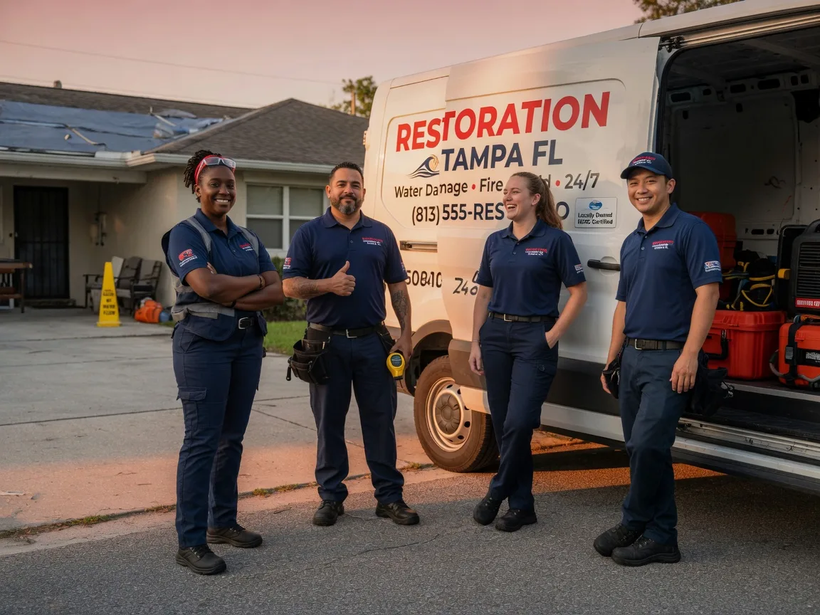 Water Damage Restoration company in Hudson, IL