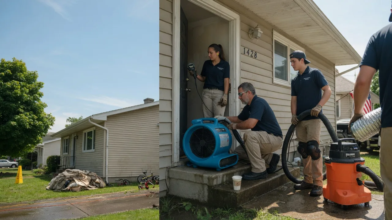 Water Damage Restoration in Hudson, IL near me